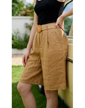 Garde-robe - Short - Camel