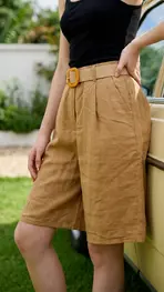 Garde-robe - Short - Camel