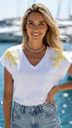 Garde-robe - T-shirt - Geel