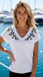 Garde-robe - T-shirt - Kaki