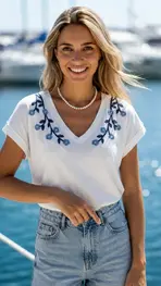 Garde-robe - T-shirt - Blauw