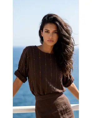 Garde-robe - Top - Bruin