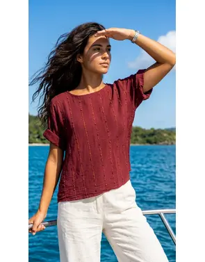 Garde-robe - Top - Bordeaux