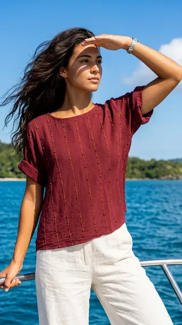 Garde-robe - Top - Bordeaux