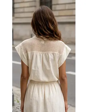 Garde-robe - Blouse - Ecru