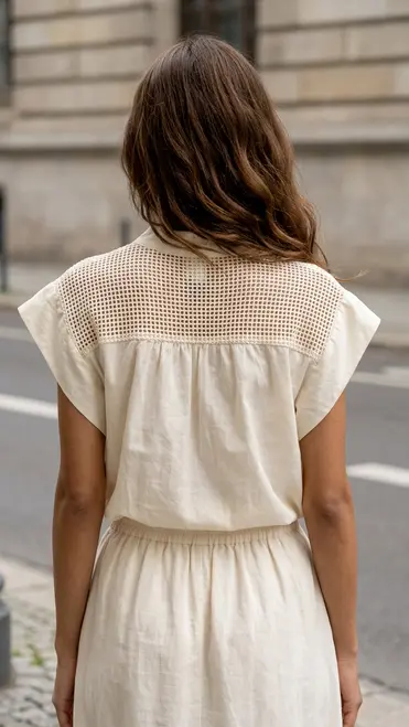 Garde-robe - Blouse - Ecru