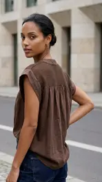Garde-robe - Blouse - Bruin