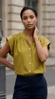 Garde-robe - Blouse - Olijf-groen