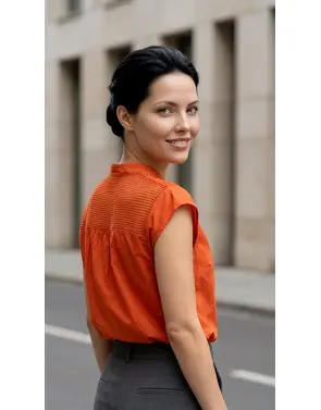 Garde-robe - Blouse - Donker oranje