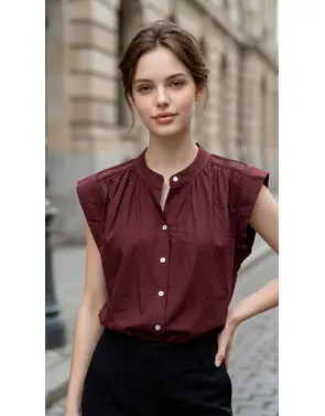 Garde-robe - Blouse - Bordeaux