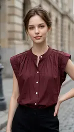 Garde-robe - Blouse - Bordeaux