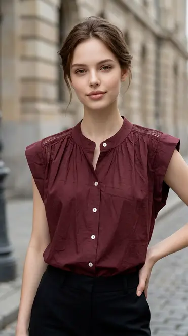 Garde-robe - Blouse - Bordeaux