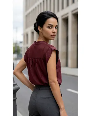 Garde-robe - Blouse - Bordeaux