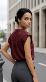Garde-robe - Blouse - Bordeaux