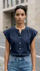 Garde-robe - Blouse - Marine