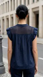 Garde-robe - Blouse - Marine