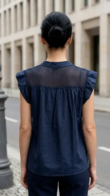 Garde-robe - Blouse - Marine