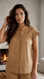 Garde-robe - Top - Camel