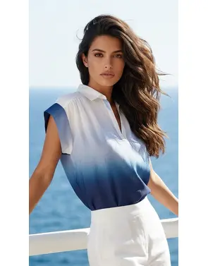 Garde-robe - Blouse - Blauw