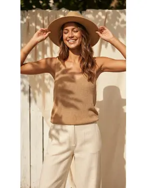 Garde-robe - Top - Camel