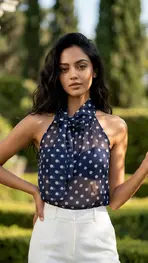 Garde-robe - Top - Marine