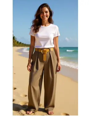 Garde-robe - Lange Broek - Bruin