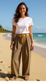 Garde-robe - Lange Broek - Bruin