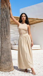 Garde-robe - Lange Rok - Beige