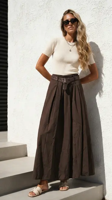 Garde-robe - Lange Broek - Bruin