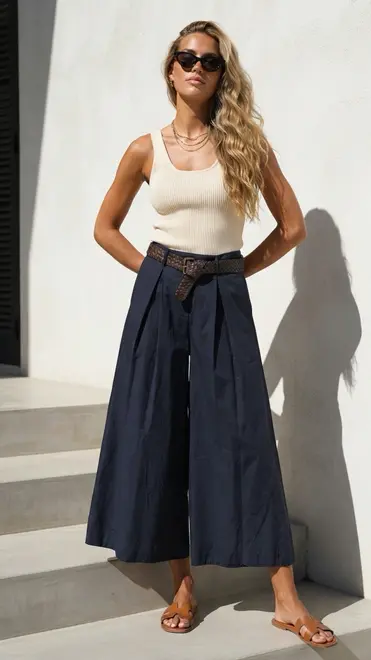 Garde-robe - Lange Broek - Marine
