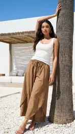 Garde-robe - Lange Broek - Camel