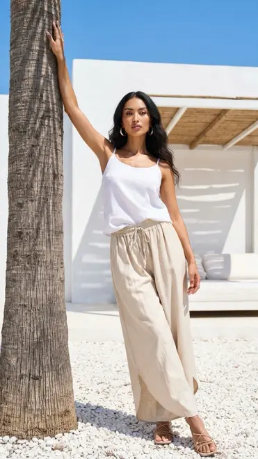 Garde-robe - Lange Broek - Beige