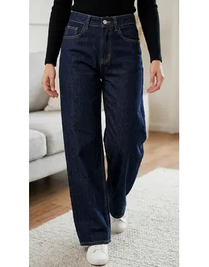 Garde-robe - Lange Broek - Donker jeans