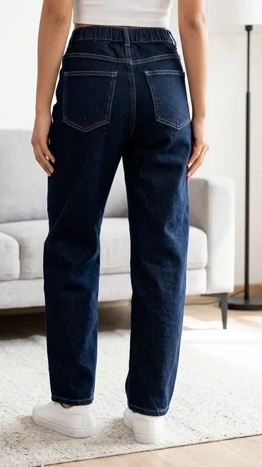 Garde-robe - Lange Broek - Donker jeans
