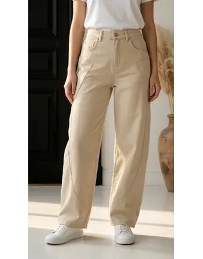 Garde-robe - Lange Broek - Beige