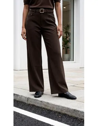 Garde-robe - Lange Broek - Donker bruin