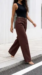 Garde-robe - Lange Broek - Bordeaux