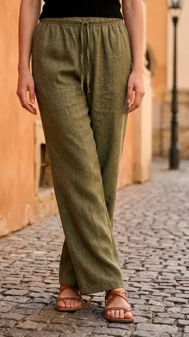 Garde-robe - Lange Broek - Groen