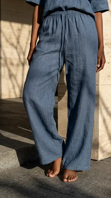 Garde-robe - Lange Broek - Blauw