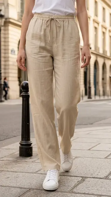 Garde-robe - Lange Broek - Ecru