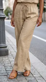Garde-robe - Lange Broek - Beige