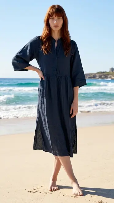 Garde-robe - Halflang Kleedje - Donker jeans