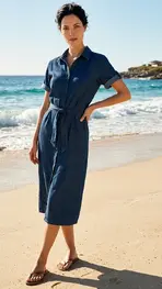 Garde-robe - Lang kleed - Jeans