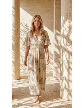 Garde-robe - Lang kleed - Blauw