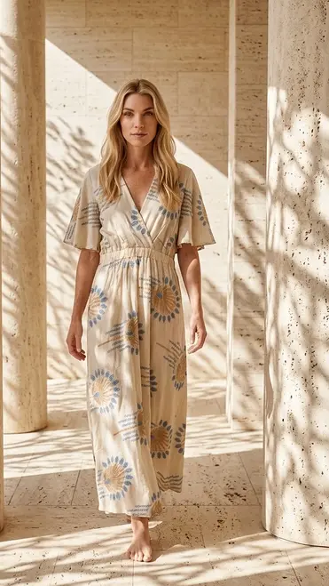 Garde-robe - Lang kleed - Blauw