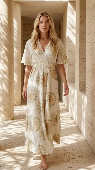 Garde-robe - Lang kleed - Groen