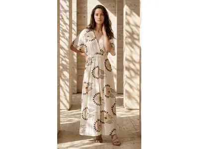 Garde-robe - Lang kleed - Bruin
