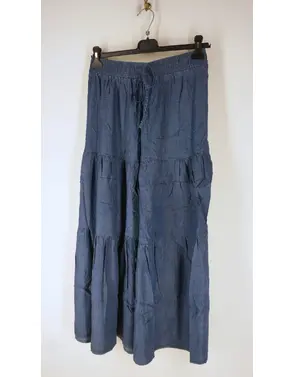Garde-robe - Lange Rok - Jeans licht