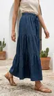 Garde-robe - Lange Rok - Jeans licht