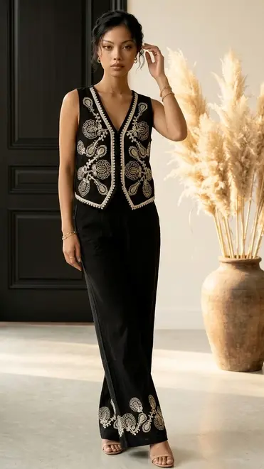 Garde-robe - Blouse - Zwart